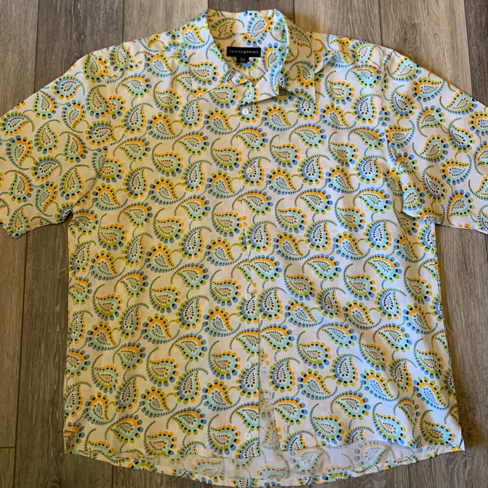 Jhane Barnes Button Up Tee